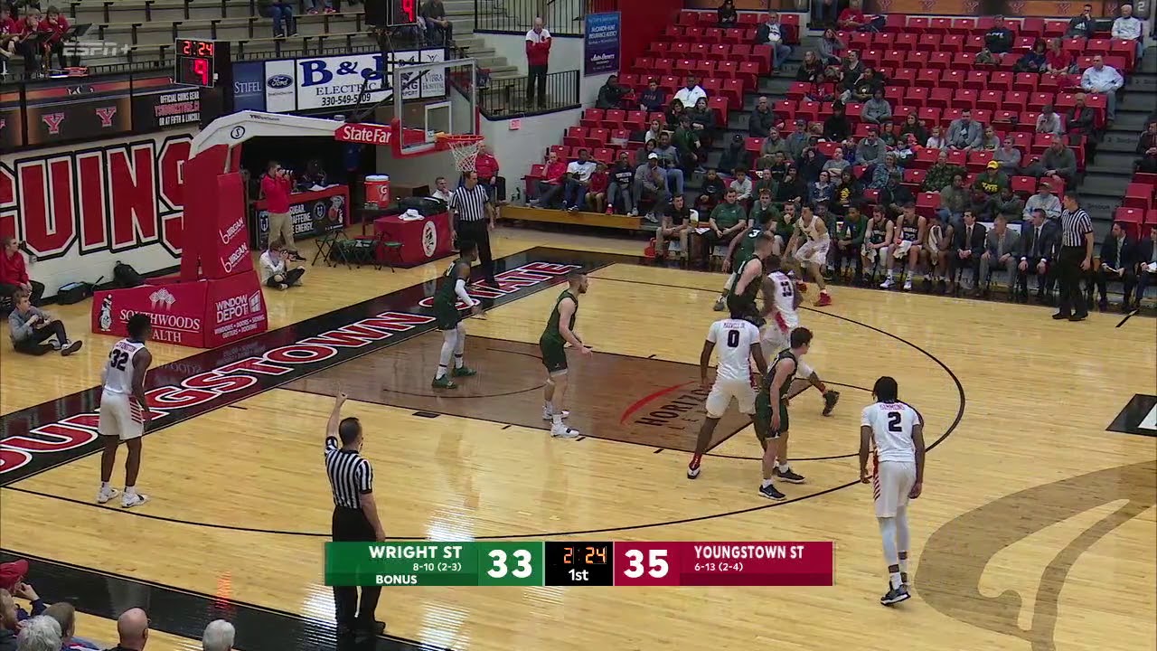 YSU: Highlights of Penguins 80-74 loss to WSU Raiders 1:57