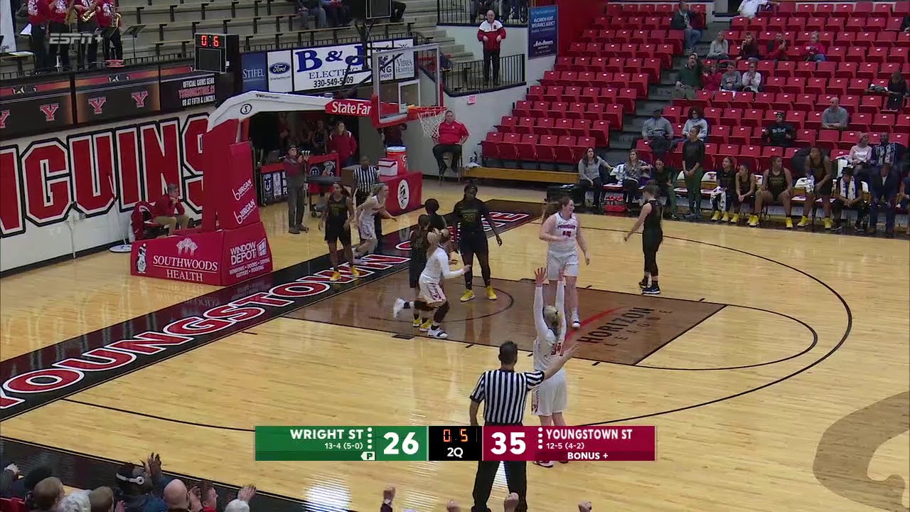 Highlights of Youngstown women's 83-68 victory over Raiders  1:52