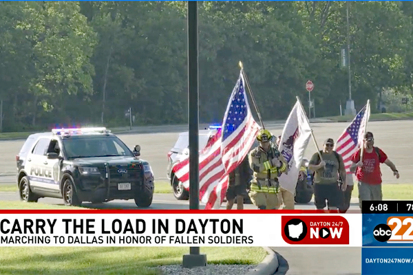 WKEF: Wrignt State honors fallen soldiers with 'Carry the Load' relay event