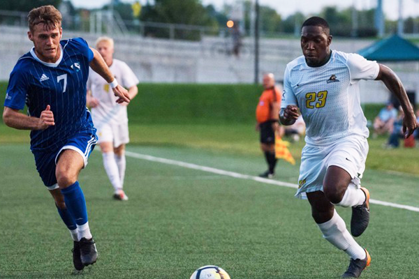 WSURaiders.com: WSU Men's Soccer cruises to victory over Duquesne Tuesday night